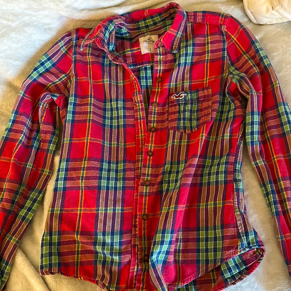 Hollister Flannel Button Up Shirt